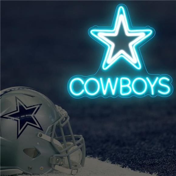 NEW Cowboys Neon Light - Picture 5 of 7